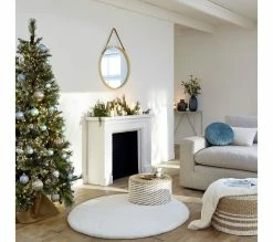 Acheter 🔥 LINEA NATURA Tapis rond Ø 120 cm JACOB blanc ⌛ -Linea Natura Soldes 2023 2099901443717 AMB9 175639