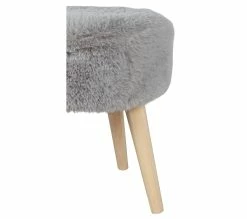 Sortie 👏 LINEA NATURA Pouf H. 40 cm JACOB Gris 🥰 -Linea Natura Soldes 2023 2099901450005 A