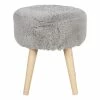 Sortie 👏 LINEA NATURA Pouf H. 40 cm JACOB Gris 🥰 -Linea Natura Soldes 2023 2099901450005 F