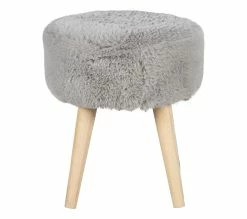 Sortie 👏 LINEA NATURA Pouf H. 40 cm JACOB Gris 🥰