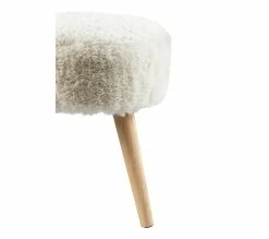 Le moins cher ✔️ LINEA NATURA Pouf H. 40 cm JACOB Blanc ✔️ -Linea Natura Soldes 2023 2099901450890 A