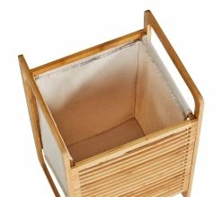 Budget 🥰 LINEA NATURA Panière à linge NAGOYA Bambou ⭐ -Linea Natura Soldes 2023 2099901456311 A