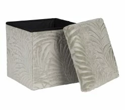 Top 10 👍 LINEA NATURA Pouf H. 35 cm FAN Vert ❤️ -Linea Natura Soldes 2023 2099901457028 A