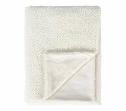 Coupon 😍 LINEA NATURA Plaid 130x170 cm BLANC NATURE Blanc ❤️