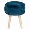 Meilleure vente 🎉 LINEA NATURA Pouf H. 40 cm JACOB Bleu 😀 -Linea Natura Soldes 2023 2099901483850 F