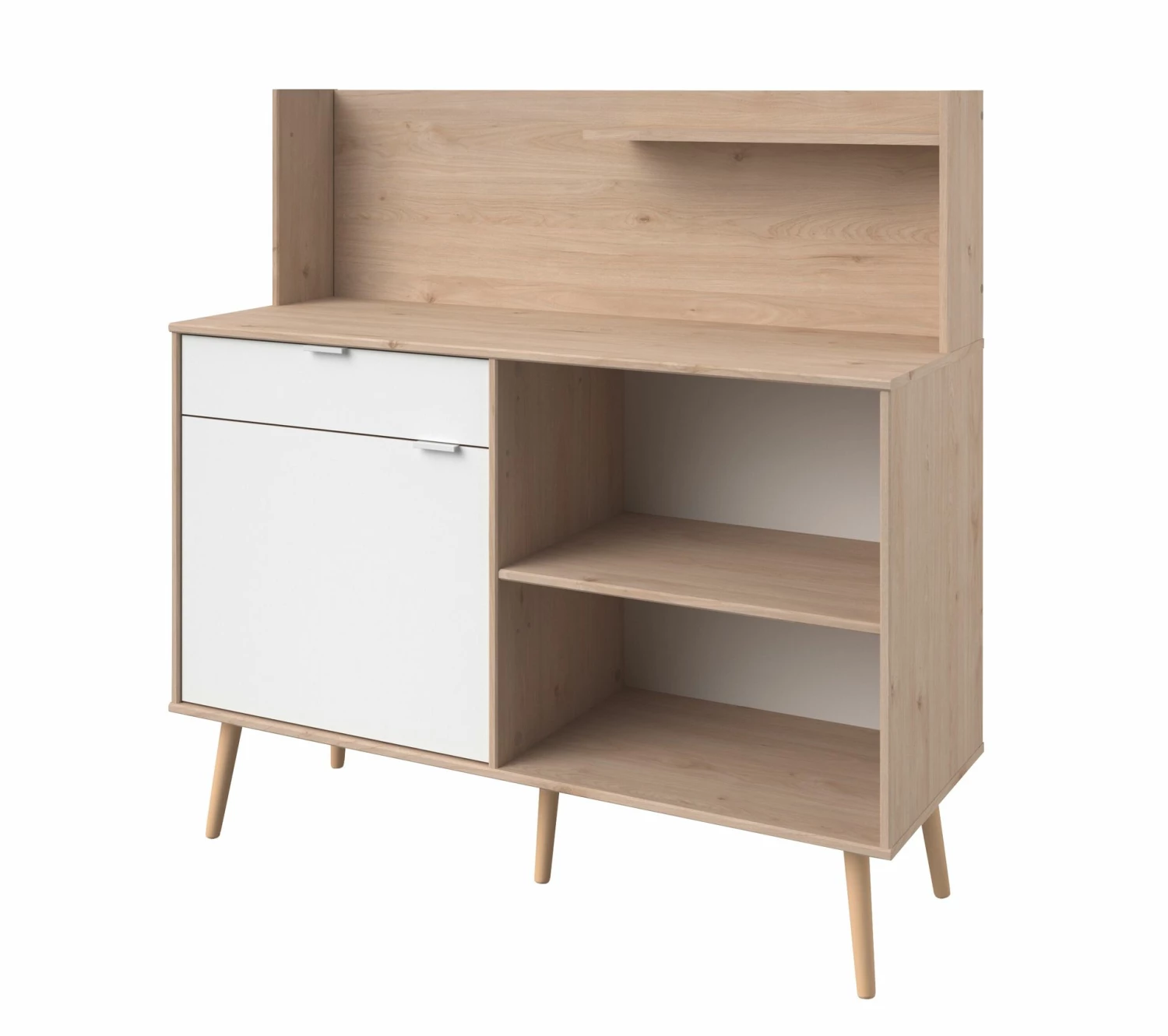 Top 10 💯 LINEA NATURA Buffet bas 1 porte 1 tiroir OLGA décor imitation chêne 😍 7 Top 10 💯 LINEA NATURA Buffet bas 1 porte 1 tiroir OLGA décor imitation chêne 😍 – Image 5