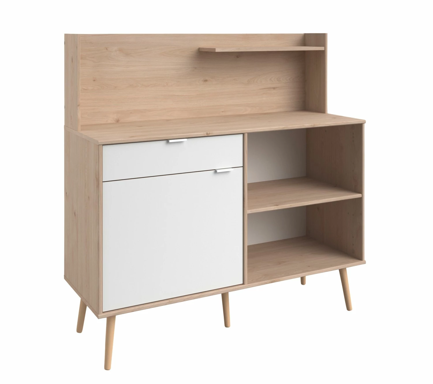 Top 10 💯 LINEA NATURA Buffet bas 1 porte 1 tiroir OLGA décor imitation chêne 😍 5 Top 10 💯 LINEA NATURA Buffet bas 1 porte 1 tiroir OLGA décor imitation chêne 😍 – Image 3