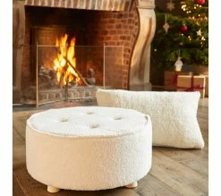 Remise 🧨 LINEA NATURA Coussin 40x60 cm CHOU Blanc 🥰