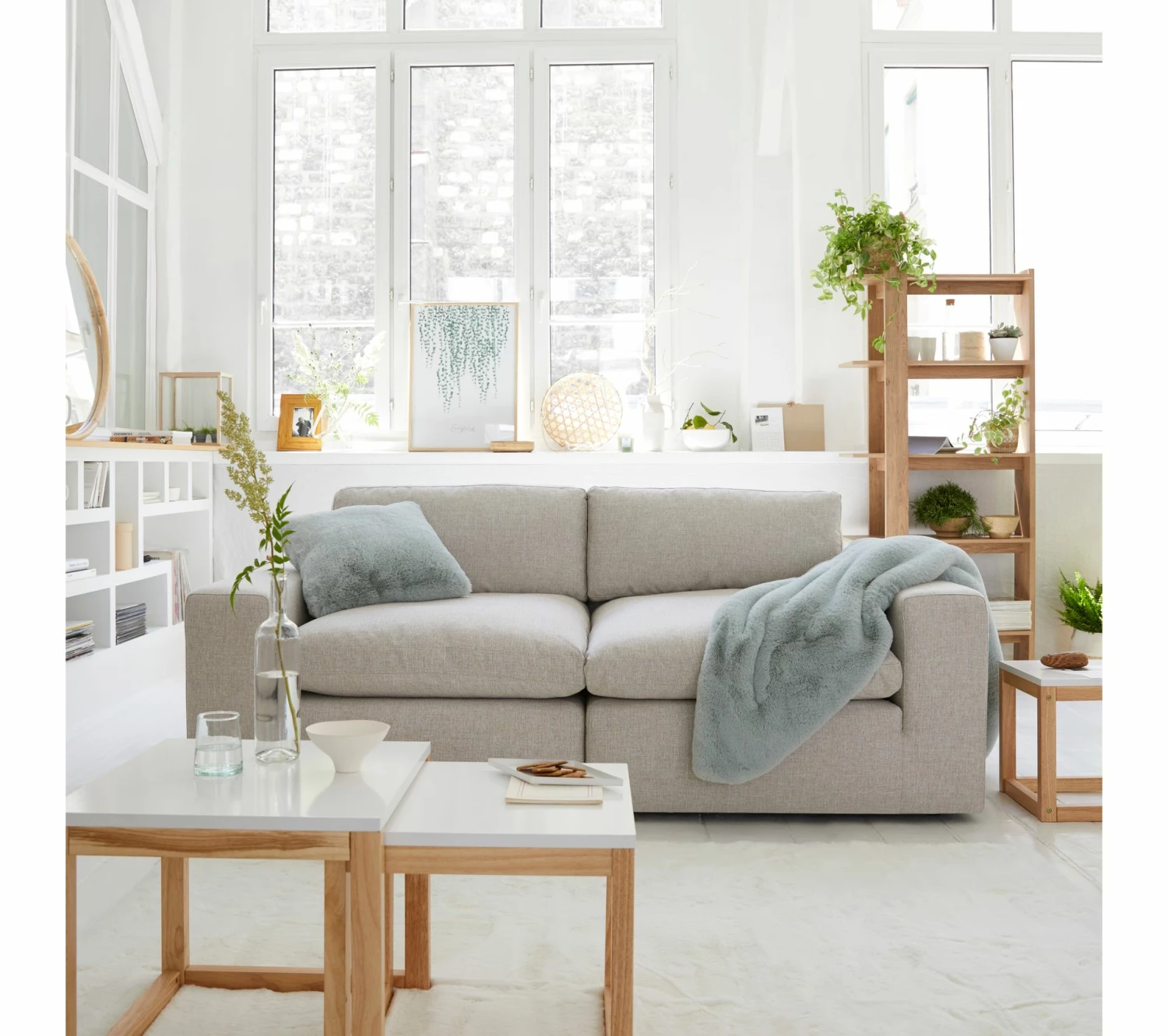 Budget 🧨 LINEA NATURA Image 50x70 cm EUCALYPTUS Blanc / Vert / Naturel ✨ 17 Budget 🧨 LINEA NATURA Image 50x70 cm EUCALYPTUS Blanc / Vert / Naturel ✨ – Image 15