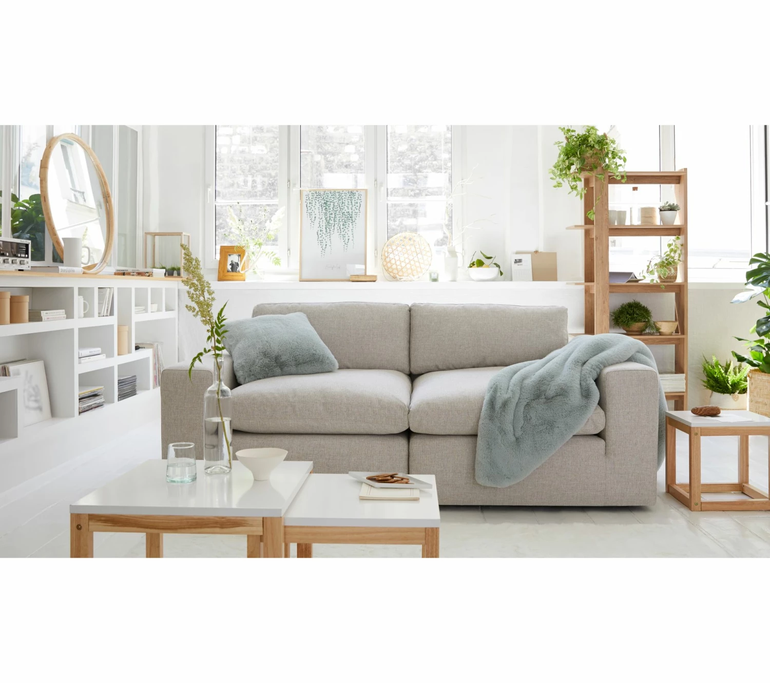 Budget 🧨 LINEA NATURA Image 50x70 cm EUCALYPTUS Blanc / Vert / Naturel ✨ 20 Budget 🧨 LINEA NATURA Image 50x70 cm EUCALYPTUS Blanc / Vert / Naturel ✨ – Image 18