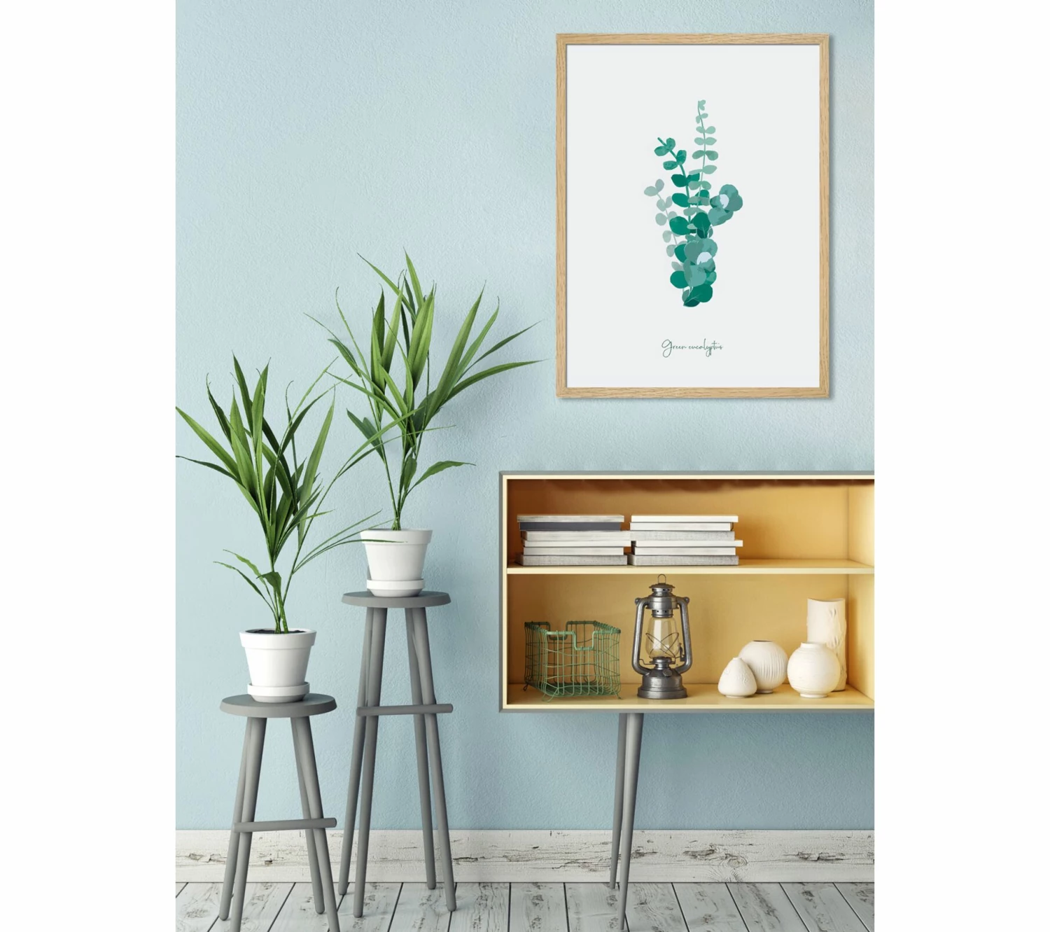 De gros 😍 LINEA NATURA Image 50x70 cm EUCALYPTUS VERT Blanc / Vert / Naturel 🔥 3 De gros 😍 LINEA NATURA Image 50x70 cm EUCALYPTUS VERT Blanc / Vert / Naturel 🔥