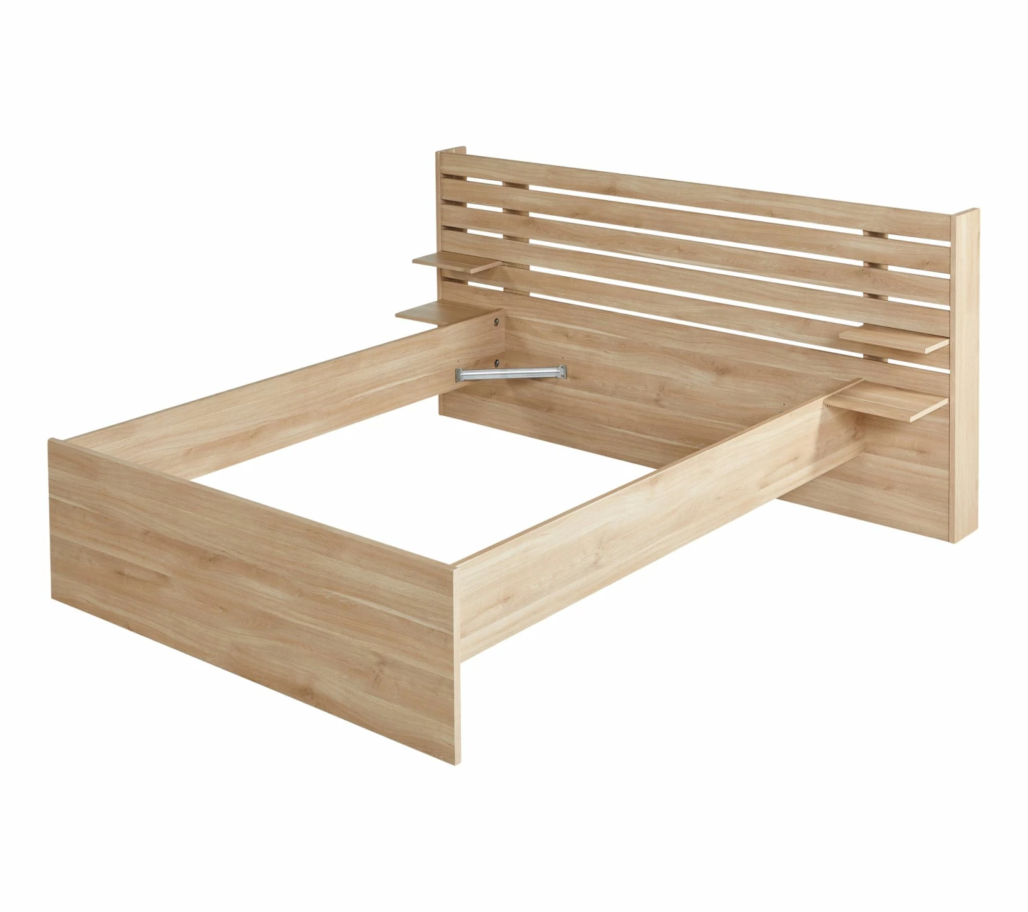 Meilleure affaire ⌛ LINEA NATURA Lit 140x190 cm avec tablettes réversibles ESCALE imitation chêne 😉 6 Meilleure affaire ⌛ LINEA NATURA Lit 140x190 cm avec tablettes réversibles ESCALE imitation chêne 😉 – Image 4