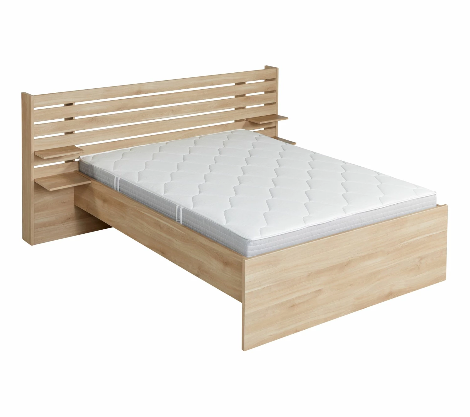 Meilleure affaire ⌛ LINEA NATURA Lit 140x190 cm avec tablettes réversibles ESCALE imitation chêne 😉 5 Meilleure affaire ⌛ LINEA NATURA Lit 140x190 cm avec tablettes réversibles ESCALE imitation chêne 😉 – Image 3