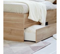 Meilleure vente 🌟 LINEA NATURA 2 tiroirs de rangement ESCALE imitation chêne 🎉 -Linea Natura Soldes 2023 3480940293705 AMB2