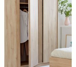 Bon marché ✔️ LINEA NATURA Armoire 3 portes L.185 cm ESCALE imitation chêne 🎁 -Linea Natura Soldes 2023 3480940293712 AMB2