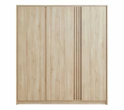 Bon marché ✔️ LINEA NATURA Armoire 3 portes L.185 cm ESCALE imitation chêne 🎁