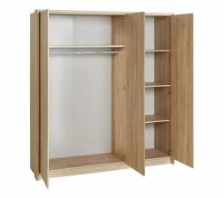 Bon marché ✔️ LINEA NATURA Armoire 3 portes L.185 cm ESCALE imitation chêne 🎁 -Linea Natura Soldes 2023 3480940293712 VO
