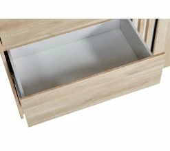 Nouveau 🤩 LINEA NATURA Commode 3 tiroirs 1 porte ESCALE imitation chêne ✨ -Linea Natura Soldes 2023 3480940293729 A