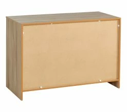 Nouveau 🤩 LINEA NATURA Commode 3 tiroirs 1 porte ESCALE imitation chêne ✨ -Linea Natura Soldes 2023 3480940293729 R