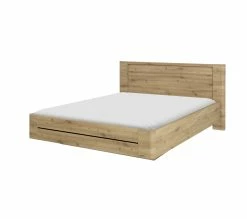 De gros ⭐ LINEA NATURA Lit 140x190 cm CONFIDENCE imitation chêne ⌛ -Linea Natura Soldes 2023 3483600962270 P