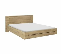 De gros ⭐ LINEA NATURA Lit 140x190 cm CONFIDENCE imitation chêne ⌛ -Linea Natura Soldes 2023 3483600962270 Q