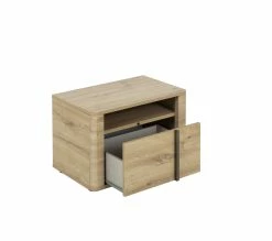 Vente flash 💯 LINEA NATURA Chevet 1 tiroir CONFIDENCE imitation chêne 😉 -Linea Natura Soldes 2023 3483600962362 Z2