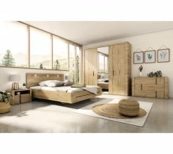 Tout neuf ⭐ LINEA NATURA Commode 3 tiroirs CONFIDENCE imitation chêne ⌛ -Linea Natura Soldes 2023 3483600962379 AMB9 133393