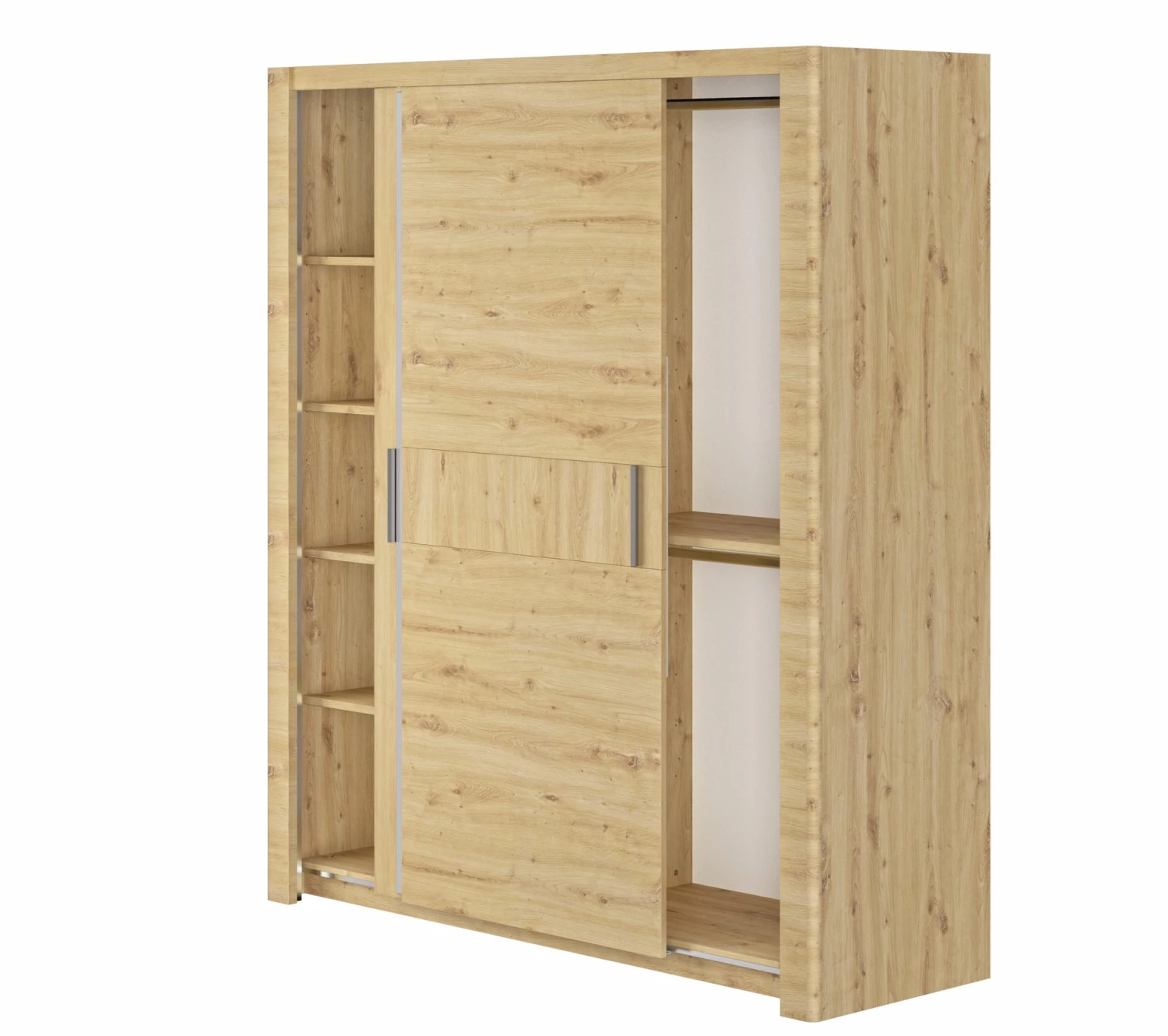 Acheter 😍 LINEA NATURA Armoire 2 portes coulissantes L.191 cm CONFIDENCE imitation chêne 😉 8 Acheter 😍 LINEA NATURA Armoire 2 portes coulissantes L.191 cm CONFIDENCE imitation chêne 😉 – Image 6