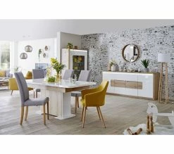 Remise 🎉 LINEA NATURA Chaise tissu AGATHE gris ✨ -Linea Natura Soldes 2023 3877000686636 AMB9 126498