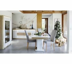 Remise 🎉 LINEA NATURA Chaise tissu AGATHE gris ✨ -Linea Natura Soldes 2023 3877000686636 AMB9 171331