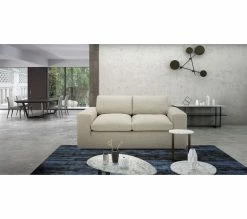 Nouveau 💯 LINEA NATURA Canap&eacute; 2 places plumes FEATHER tissu sable 😍