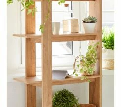 Meilleur prix 🛒 LINEA NATURA Bibliothèque TOKYO Imitation chêne 🤩