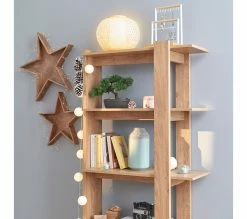 Meilleur prix 🛒 LINEA NATURA Biblioth&egrave;que TOKYO Imitation ch&ecirc;ne 🤩 -Linea Natura Soldes 2023 4894223226462 AMB3