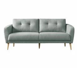 Remise 🎁 LINEA NATURA Canapé 3 places ZOE II tissu vert deau ❤️ -Linea Natura Soldes 2023 4894223228510 F