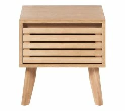 Nouveau 🎁 LINEA NATURA Chevet 1 tiroir JALOUSIE imitation frêne 👍
