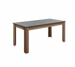 De gros 😍 LINEA NATURA Table L.180/200 + allonge ANVERS imitation chêne vieilli/ béton 👏 -Linea Natura Soldes 2023 5901730815825 Q