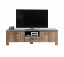 Les meilleures critiques de â€ïž LINEA NATURA Meuble TV ANVERS imitation chêne vieili/ béton đ