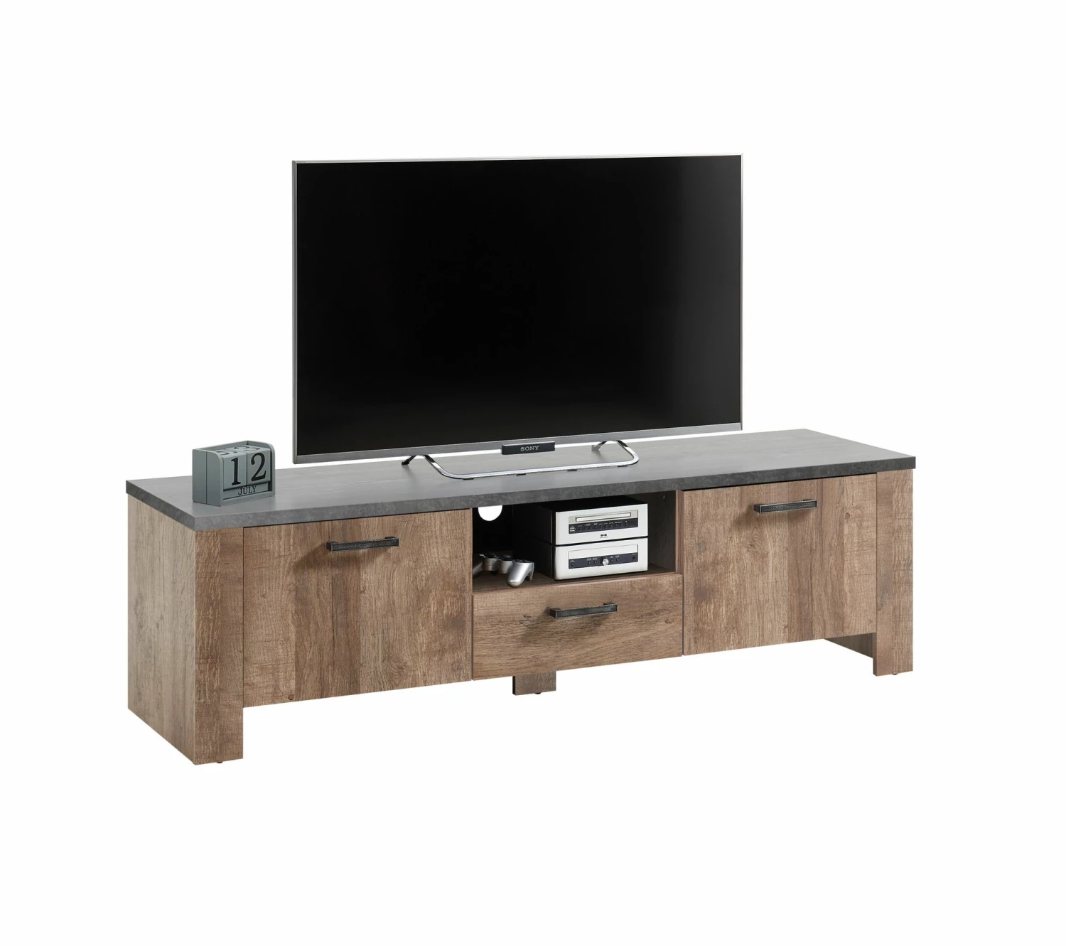 Les meilleures critiques de ❤️ LINEA NATURA Meuble TV ANVERS imitation chêne vieili/ béton 🔔 4 Les meilleures critiques de ❤️ LINEA NATURA Meuble TV ANVERS imitation chêne vieili/ béton 🔔 – Image 2