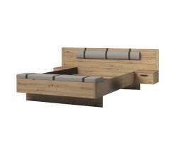 Budget 💯 LINEA NATURA Lit 160x200 cm chevets et banc intégrés PRESTIGE imitation chêne artisan 🔔 16 Budget 💯 LINEA NATURA Lit 160x200 cm chevets et banc intégrés PRESTIGE imitation chêne artisan 🔔 -Linea Natura Soldes 2023 5901738032095 P