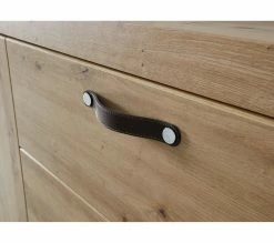 Meilleur prix 🎁 LINEA NATURA Commode 3 tiroirs 1 porte PRESTIGE imitation ch&ecirc;ne artisan ✔️ -Linea Natura Soldes 2023 5901738032125 D