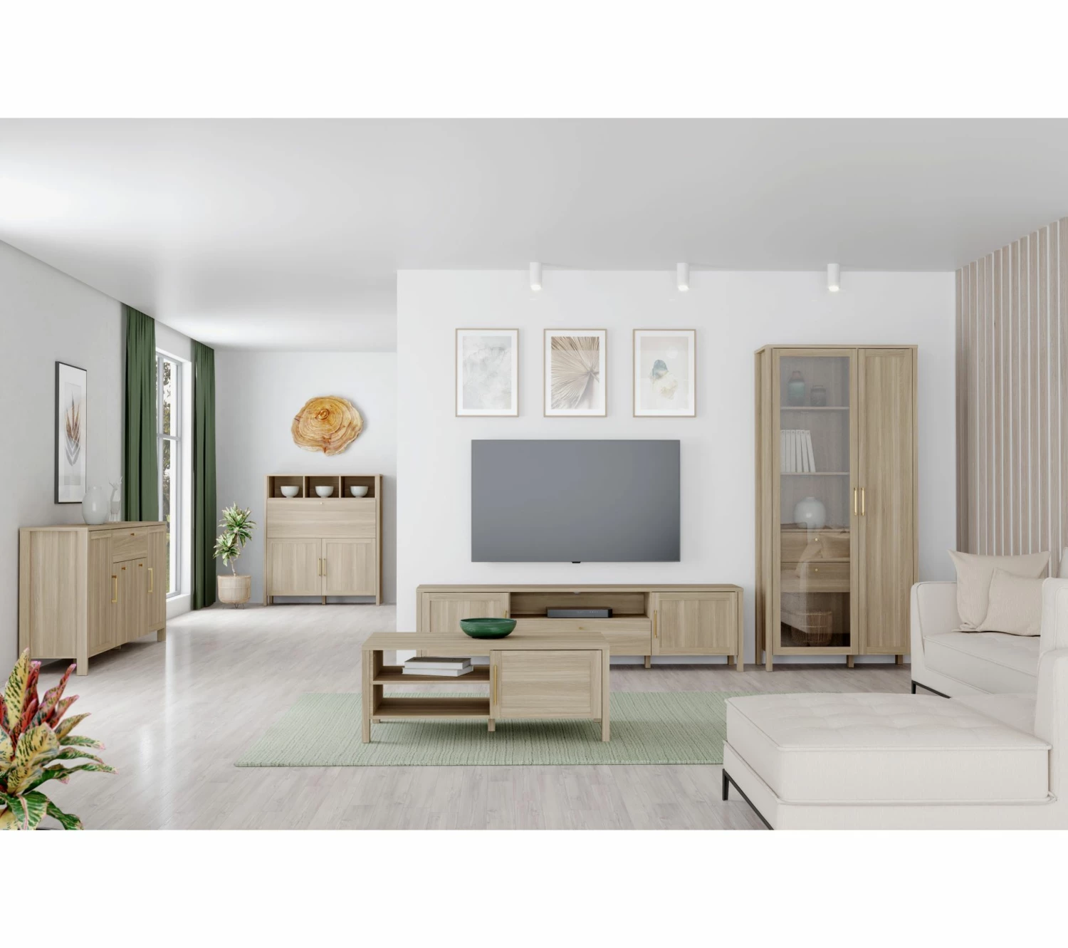 Meilleure vente ✔️ LINEA NATURA Buffet haut LEONITA imitation chêne 😀 12 Meilleure vente ✔️ LINEA NATURA Buffet haut LEONITA imitation chêne 😀 – Image 10