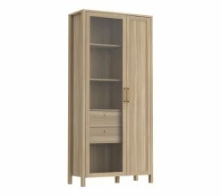 Nouveau 🤩 LINEA NATURA Vitrine LEONITA imitation chêne 👏 -Linea Natura Soldes 2023 5904767833459 Q