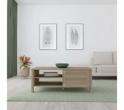 Meilleure vente 😉 LINEA NATURA Table basse LEONITA imitation chêne 🎁