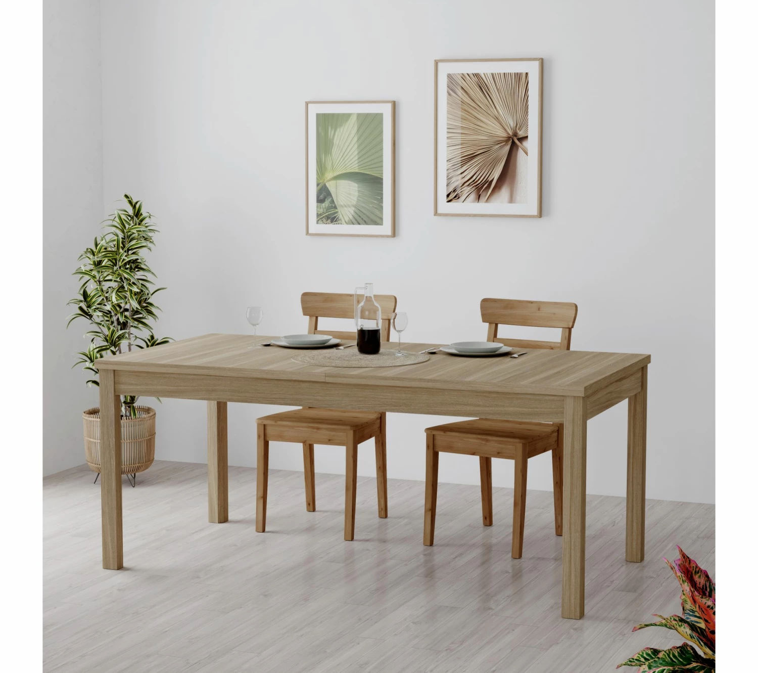 Tout neuf ✔️ LINEA NATURA Table L.180,4 cm + 1 allonge LEONITA imitation chêne 🌟 3 Tout neuf ✔️ LINEA NATURA Table L.180,4 cm + 1 allonge LEONITA imitation chêne 🌟