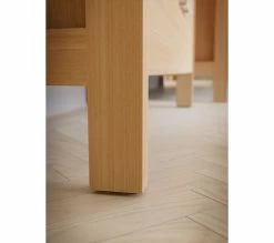 Nouveau 🌟 LINEA NATURA Penderie OMBRONE blanc et imitation chêne ⭐ -Linea Natura Soldes 2023 5904767834050 D