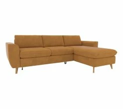 Acheter 👏 LINEA NATURA Canap&eacute; dangle convertible m&eacute;ridienne r&eacute;versible LAGO tissu Apache cognac 10 👍 -Linea Natura Soldes 2023 5907690908966 Q