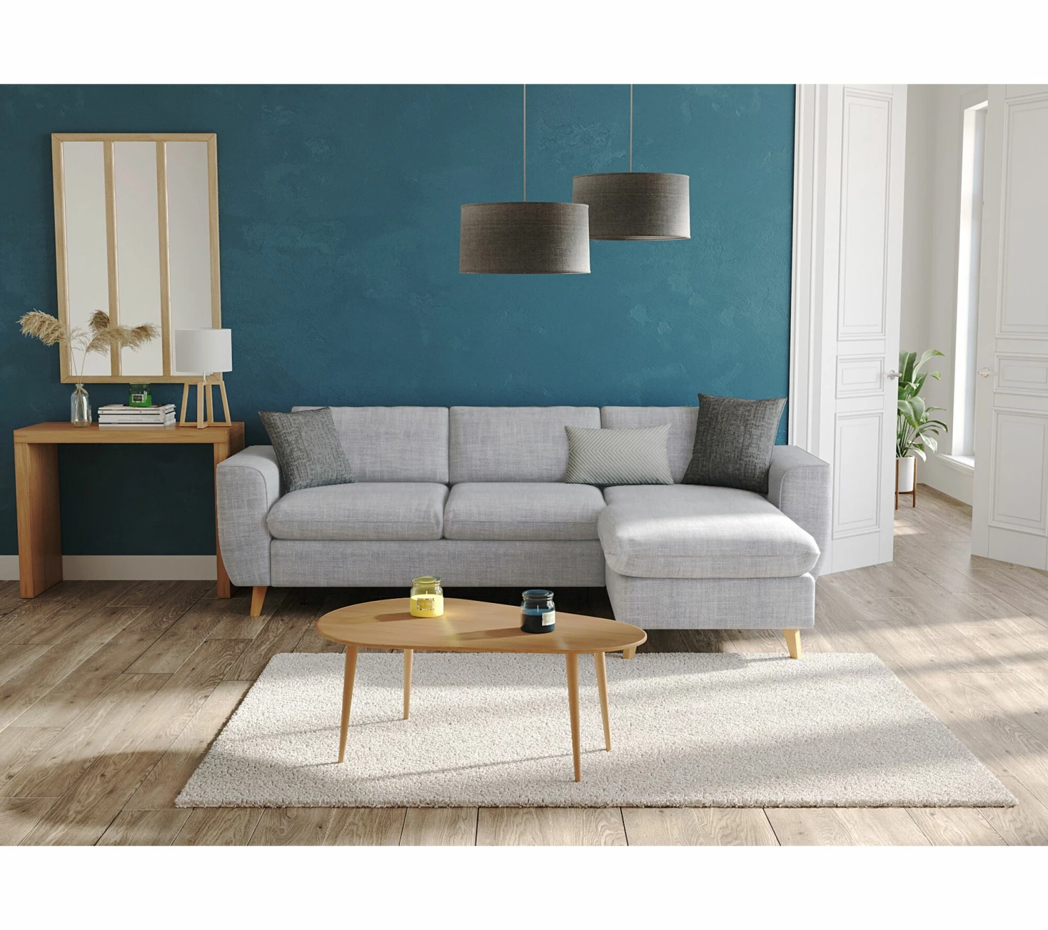 Grosses soldes 🤩 LINEA NATURA Canapé dangle convertible méridienne réversible LAGO tissu Bergamo gris clair 90 🛒 3 Grosses soldes 🤩 LINEA NATURA Canapé dangle convertible méridienne réversible LAGO tissu Bergamo gris clair 90 🛒
