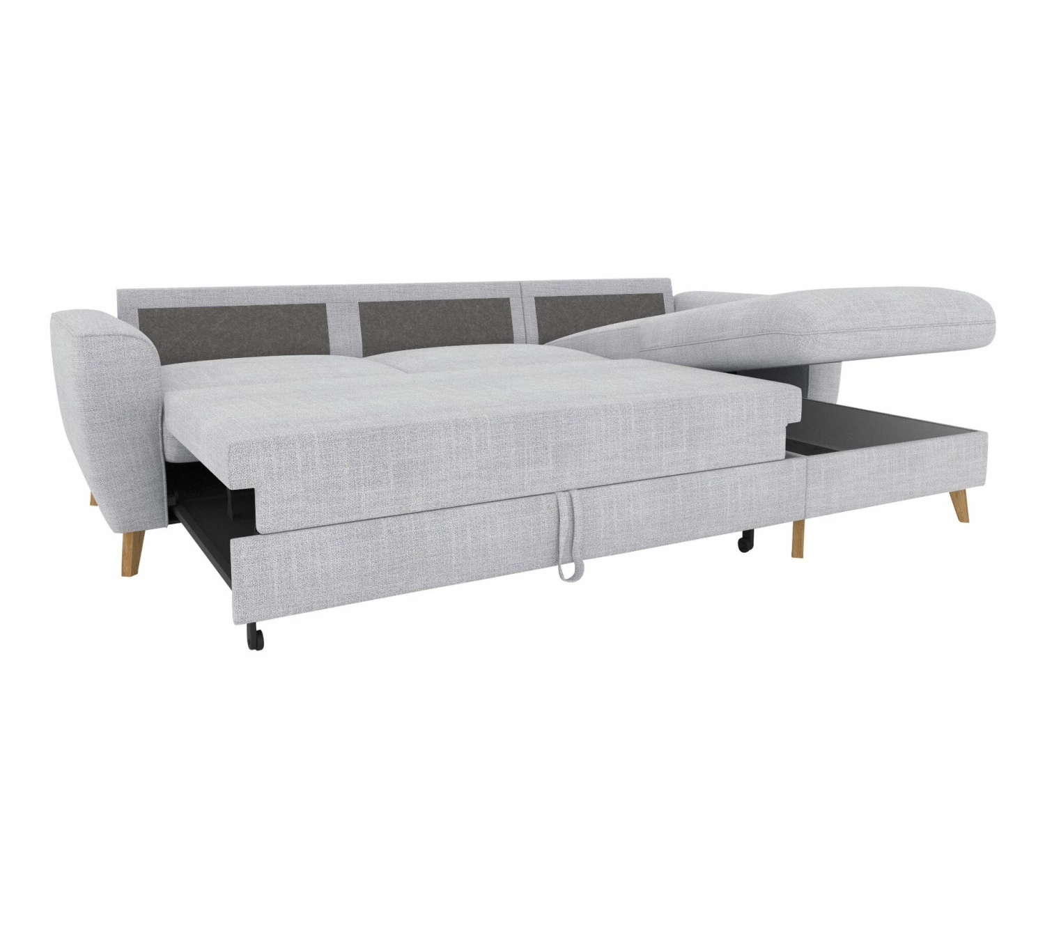 Grosses soldes 🤩 LINEA NATURA Canapé dangle convertible méridienne réversible LAGO tissu Bergamo gris clair 90 🛒 8 Grosses soldes 🤩 LINEA NATURA Canapé dangle convertible méridienne réversible LAGO tissu Bergamo gris clair 90 🛒 – Image 6