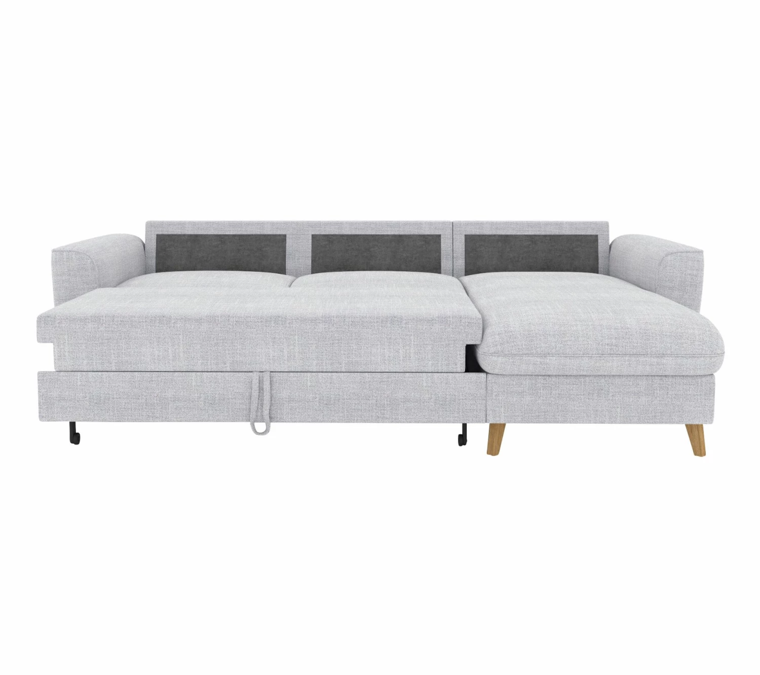 Grosses soldes 🤩 LINEA NATURA Canapé dangle convertible méridienne réversible LAGO tissu Bergamo gris clair 90 🛒 9 Grosses soldes 🤩 LINEA NATURA Canapé dangle convertible méridienne réversible LAGO tissu Bergamo gris clair 90 🛒 – Image 7