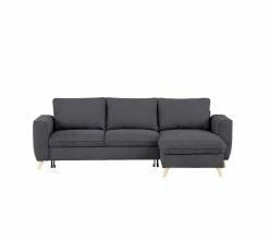 Tout neuf ✔️ LINEA NATURA Canapé dangle convertible méridienne réversible LAGO tissu crown ébéne 🔔 -Linea Natura Soldes 2023 5907690919054 F